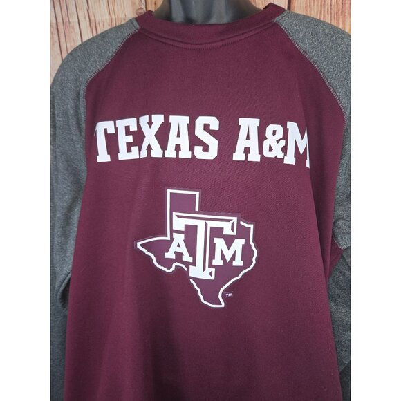 Texas A&M Aggies Adidas Crewneck Sweatshirt XXL - Picture 3 of 6